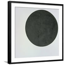 Art.com Circle, c.1920 Giclee Print by Kasimir Malevich, Black Frame Wall Art, 29" x 29"