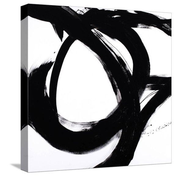 Art.com Circular Strokes I Stretched Canvas Print Wall Art by Megan Morris, 16" x 16"