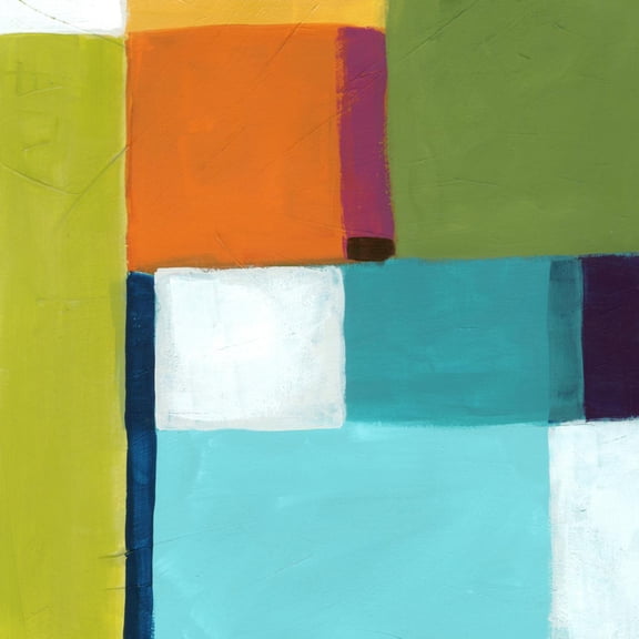 Art.com City Square II Art Print by Erica J. Vess, 16" x 16"