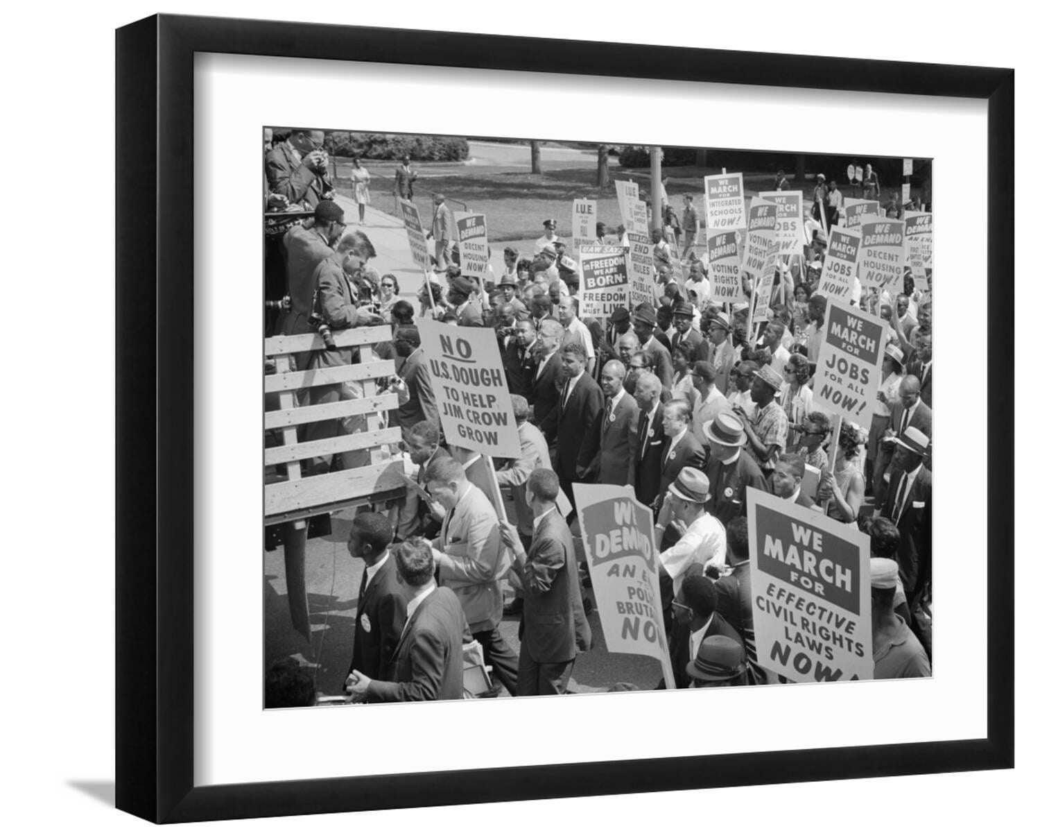 Art.com Civil Rights March on Washington, D.C. with Martin Luther King ...
