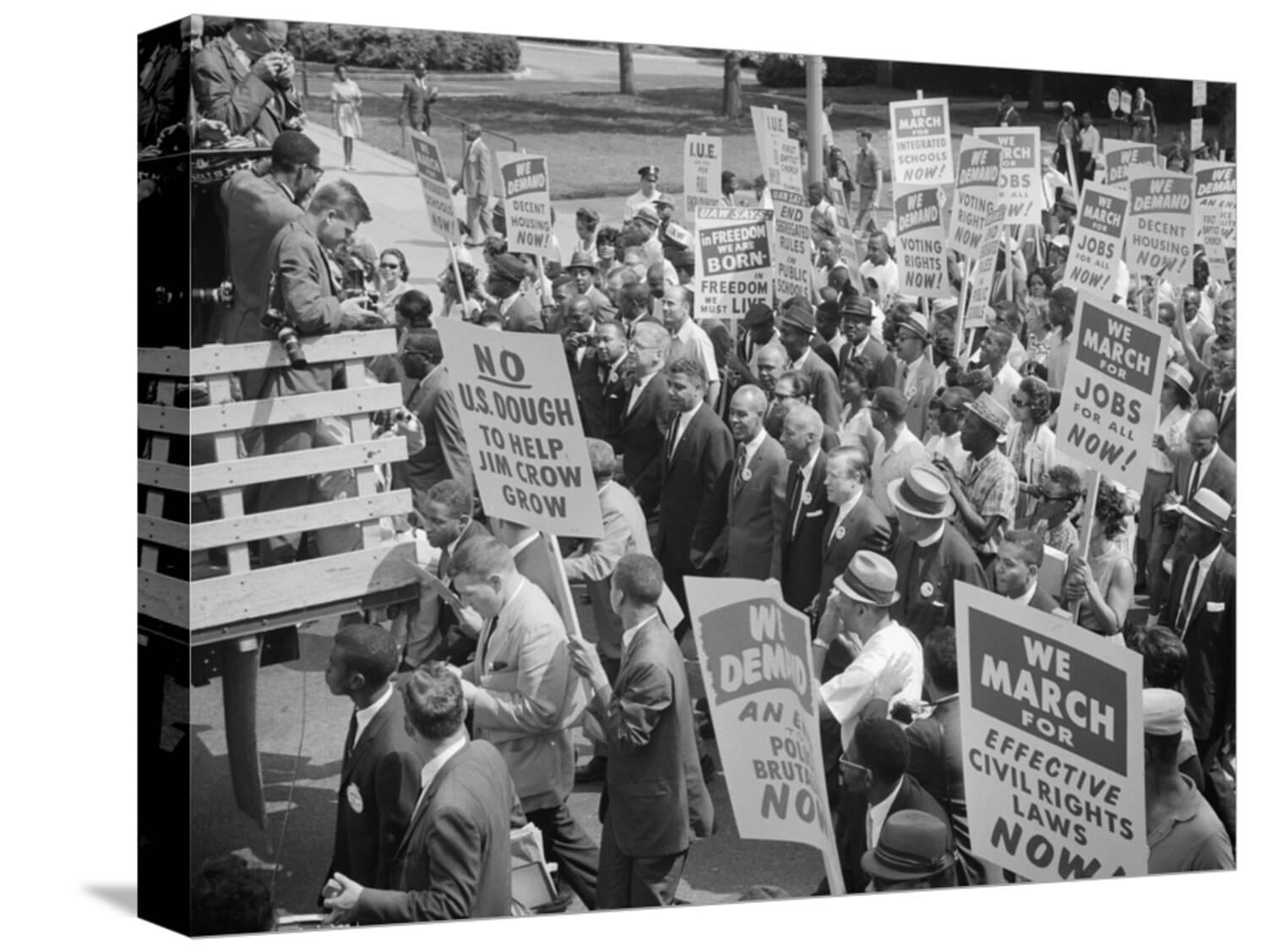 Art.com Civil Rights March on Washington, D.C. with Martin Luther King ...