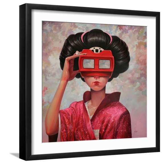 Art.com Clarity II Art Print by Aaron Jasinski, Black Frame Wall Art, 21" x 21"