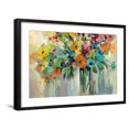 thumbnail image 1 of Art.com Cloud of Flowers Art Print by Silvia Vassileva, Black Frame Wall Art, 29" x 21", 1 of 5