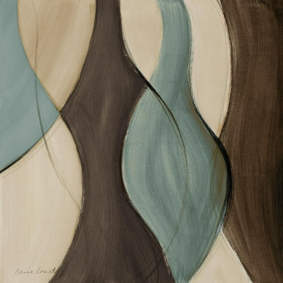 Art.com Coalescence in Bleu II Art Print by Lanie Loreth, 16" x 16"