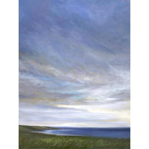 Art.com Coastal Clouds Diptych I Art Print by Sheila Finch, 18" x 24"