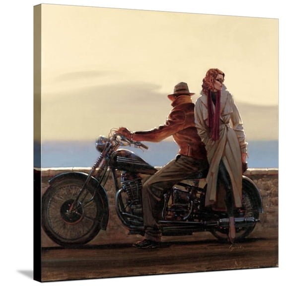 Art.com Coastal Ride Stretched Canvas Print Wall Art by Brent Lynch, 30" x 30"