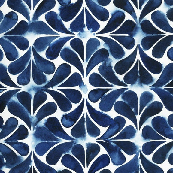 Art.com Cobalt Watercolor Tiles III Art Print by Grace Popp, 16" x 16"