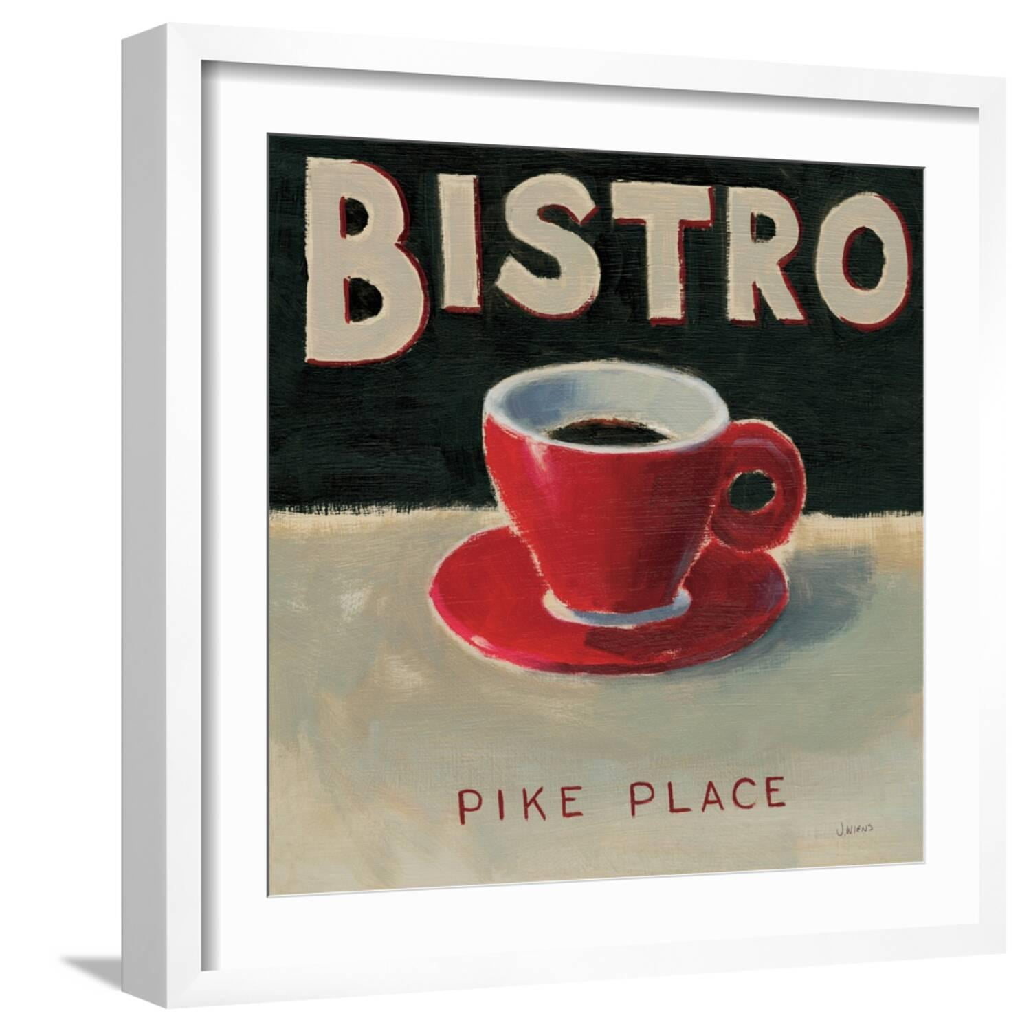 Coffee Spot IV Art Print by James Wiens, White Frame Wall Art