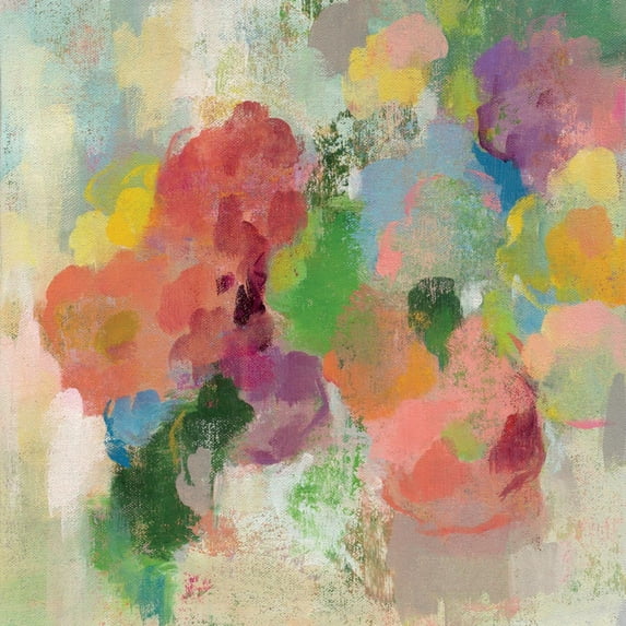 Art.com Colorful Garden III Art Print by Silvia Vassileva, 30" x 30"