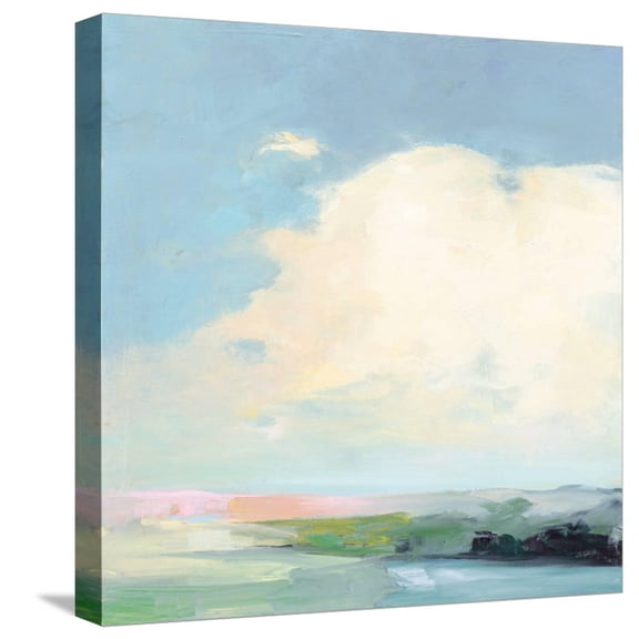 Art.com Colorful Horizon II Bright Stretched Canvas Print Wall Art by Julia Purinton, 16" x 16"