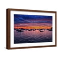 thumbnail image 1 of Art.com Colorful Sunset Newport Rhode Island Photo, Brown Frame Wall Art, 23" x 17", 1 of 5