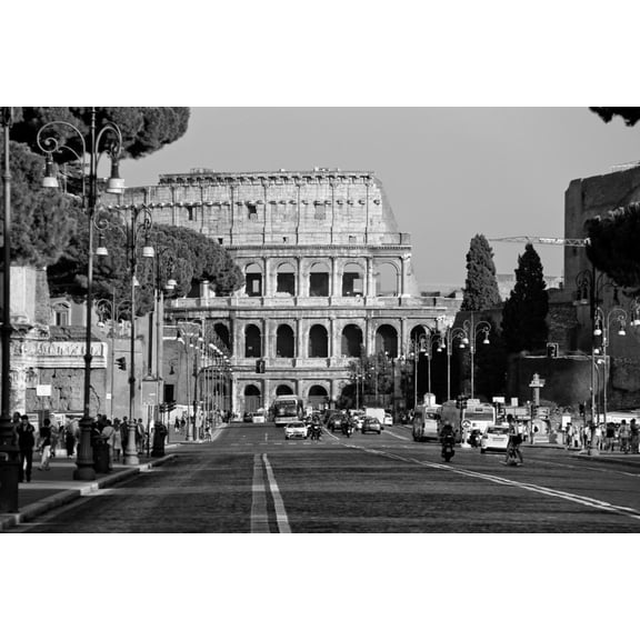 Art.com Colosseum in Rome, Italy Photo, 18" x 12"