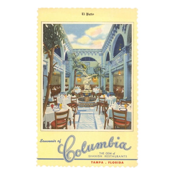 Art.com Columbia Restaurant, Tampa, Florida Art Print, 12" x 16"