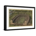 thumbnail image 1 of Art.com Columbus, Ohio - Ohio State University Stadium from Air Art Print by Lantern Press, Black Frame Wall Art, 23" x 17", 1 of 5
