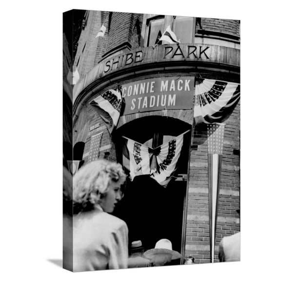 Art.com Connie Mack Stadium, Formerly Shibe Park, Philadelphia, Pennsylvania Stretched Canvas Print Wall Art, 12" x 16"