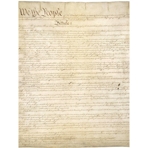 Art.com Constitution of the United States Photographic Print, 12" x 16"