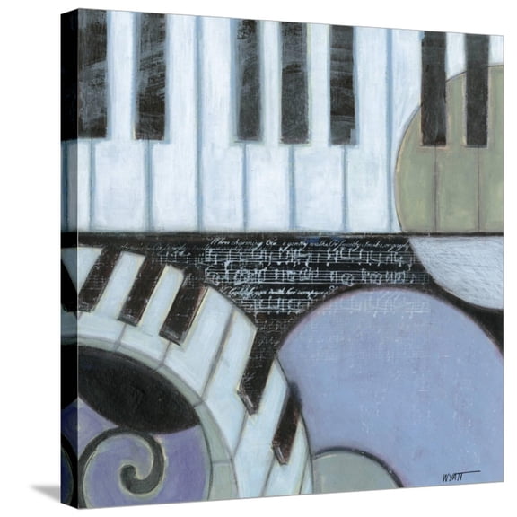 Art.com Cool Jazz III Stretched Canvas Print Wall Art by Norman Wyatt Jr., 24" x 24"