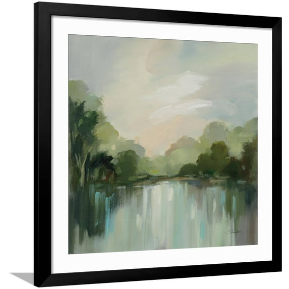 Art.com Cool Spring Day Art Print by Silvia Vassileva, Black Frame Wall Art, 38" x 38"