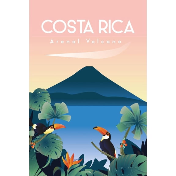 Art.com Costa Rica Art Print by Omar Escalante, 24" x 36"