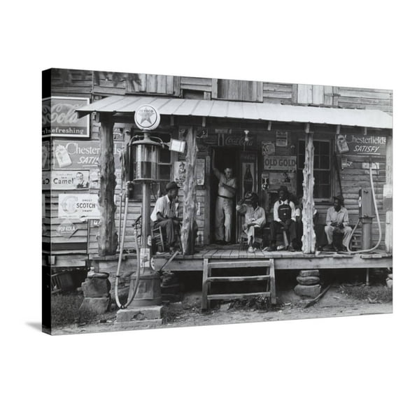 Art.com Country Store Stretched Canvas Print Wall Art by Dorothea Lange, 36" x 24"