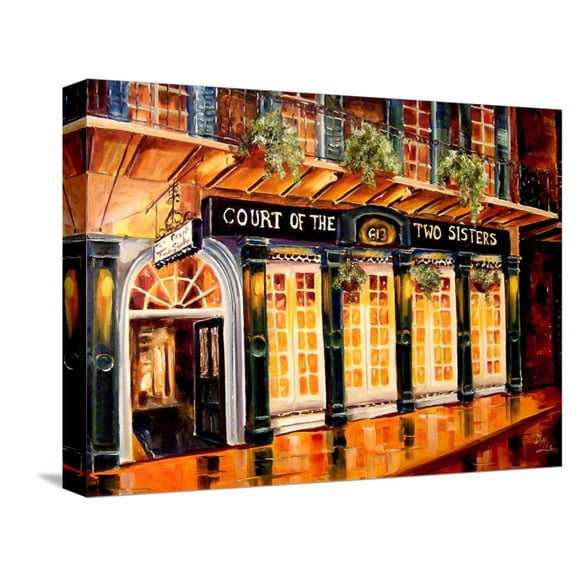 Art.com Court of the Two Sisters - New Orleans Stretched Canvas Print Wall Art by Diane Millsap, 16" x 12"