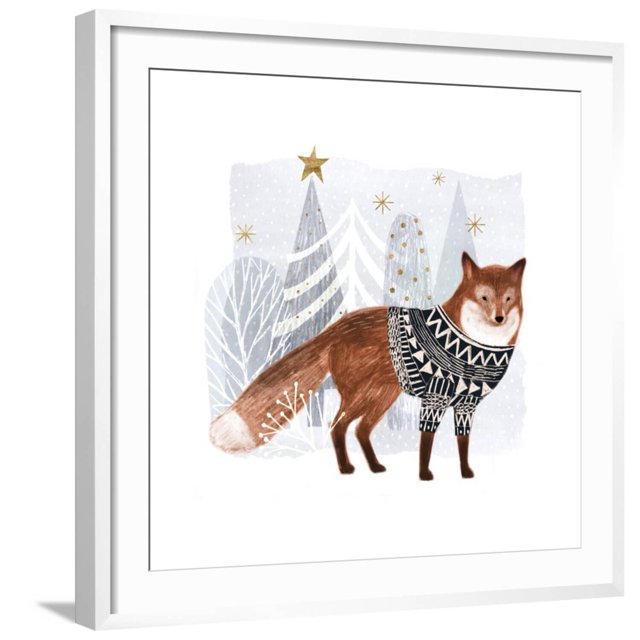 Cozy Woodland Animal I Art Print by Victoria White