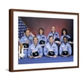 thumbnail image 1 of Art.com Crew Portrait of the Challenger Astronauts, Jan 28, 1986 Photo, Brown Frame Wall Art, 29" x 23", 1 of 5