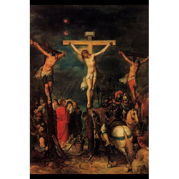 Art.com Crucifixion of Christ by Francken Art Print by Francken, 12" x 18"