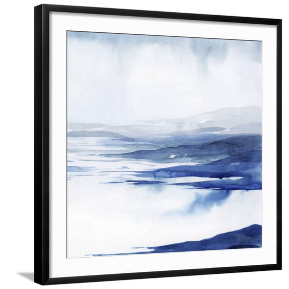 Art.com Crystallized Lagoon II Art Print by Grace Popp, Black Frame Wall Art, 29" x 29"