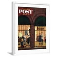 thumbnail image 1 of Art.com Dancing Class Saturday Evening Post Cover, May 10, 1952 Giclee Print by Stevan Dohanos, White Frame Wall Art, 23" x 29", 1 of 5