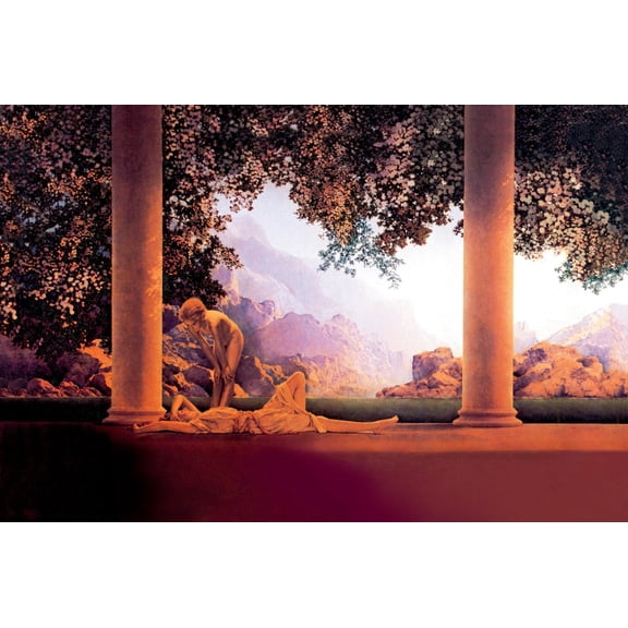 Art.com Daybreak Art Print by Maxfield Parrish, 24" x 16"
