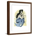 thumbnail image 1 of Art.com Deco Mermaid IV Art Print by Grace Popp, Brown Frame Wall Art, 17" x 21", 1 of 5