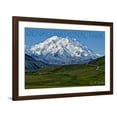 thumbnail image 1 of Art.com Denali National Park, Alaska - Mountain View Art Print by Lantern Press, Brown Frame Wall Art, 44" x 32", 1 of 5