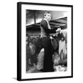 thumbnail image 1 of Art.com Dennis Banks, Speaks to the Indians During the Occupation Wounded Knee in 1973 Photo, Black Frame Wall Art, 23" x 29", 1 of 5