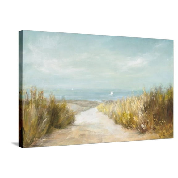 Art.com Distant Sails Stretched Canvas Print Wall Art by Danhui Nai, 36" x 24"