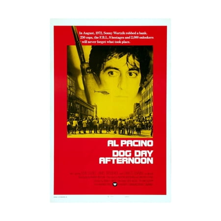 Art.com Dog Day Afternoon, Al Pacino, 1975 Art Print, 16" x 24"