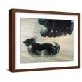 thumbnail image 1 of Art.com Dog On A Leash Giclee Print by Vintage Apple Collection, Brown Frame Wall Art, 21" x 17", 1 of 5