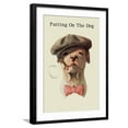 thumbnail image 1 of Art.com Dog in Hat and Bow Tie Smoking a Cigar Art Print, Black Frame Wall Art, 21" x 29", 1 of 5