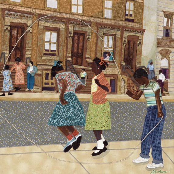 Art.com Double Dutch Art Print by Phyllis Stephens, 30" x 30"