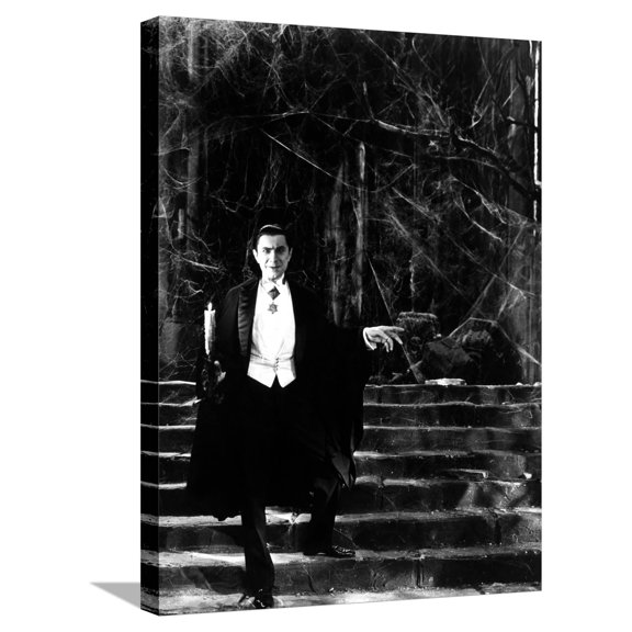 Art.com Dracula, Bela Lugosi, 1931 Stretched Canvas Print Wall Art, 18" x 24"