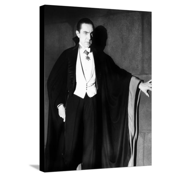 Art.com Dracula, Bela Lugosi, 1931 Stretched Canvas Print Wall Art, 18" x 24"