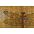 thumbnail image 1 of Art.com Dragonfly on Gold Art Print by Patricia Pinto, 24" x 16", 1 of 3