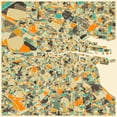 thumbnail image 1 of Art.com Dublin Map Art Print by Jazzberry Blue, 24" x 24", 1 of 4
