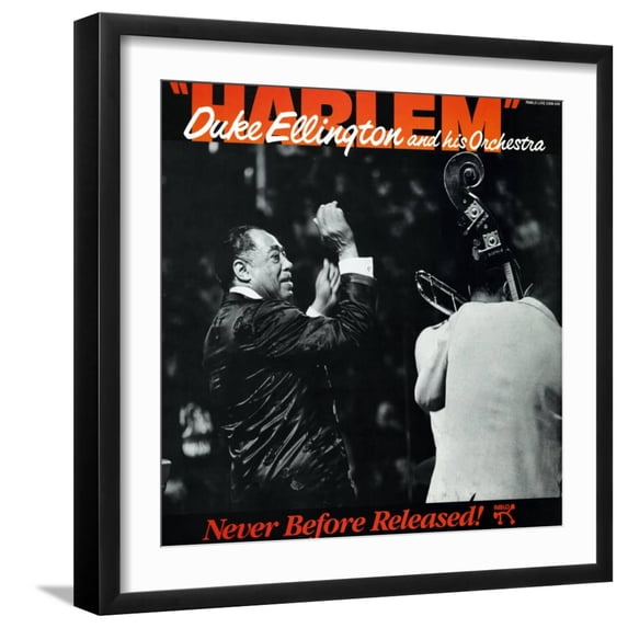 Art.com Duke Ellington - Harlem Art Print, Black Frame Wall Art, 21" x 21"