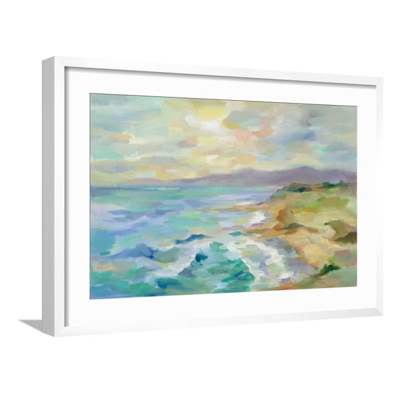 Art.com Dunes by the Sea Art Print by Silvia Vassileva, White Frame Wall Art, 29" x 21"