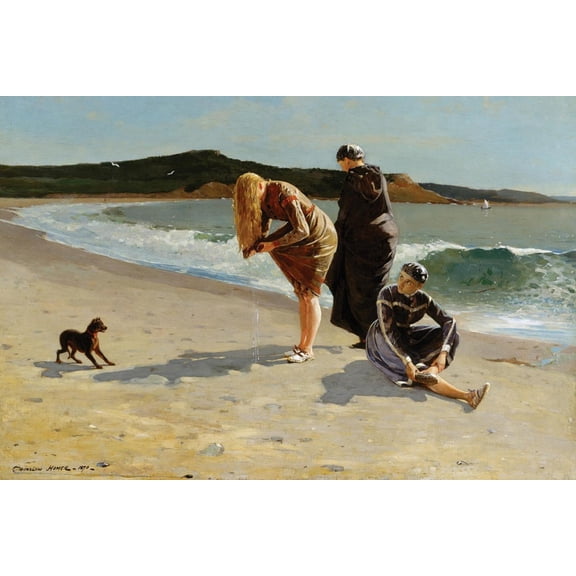 Art.com Eagle Head, Manchester, Massachusetts at High Tide Art Print by Winslow Homer, 24" x 16"