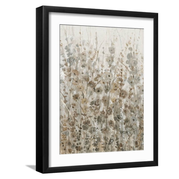 Art.com Early Fall Flowers I Art Print by Tim O'toole, Black Frame Wall Art, 17" x 21"