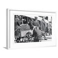 thumbnail image 1 of Art.com Early Philadelphia Pretzel Vendor Art Print, White Frame Wall Art, 29" x 21", 1 of 5