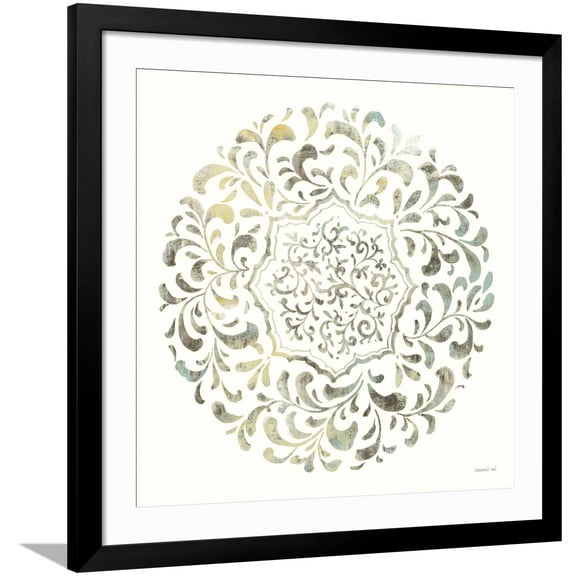 Art.com Earthen Circle of Life IV Art Print by Danhui Nai, Black Frame Wall Art, 38" x 38"
