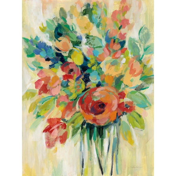 Art.com Earthy Colors Bouquet I Art Print by Silvia Vassileva, 24" x 32"